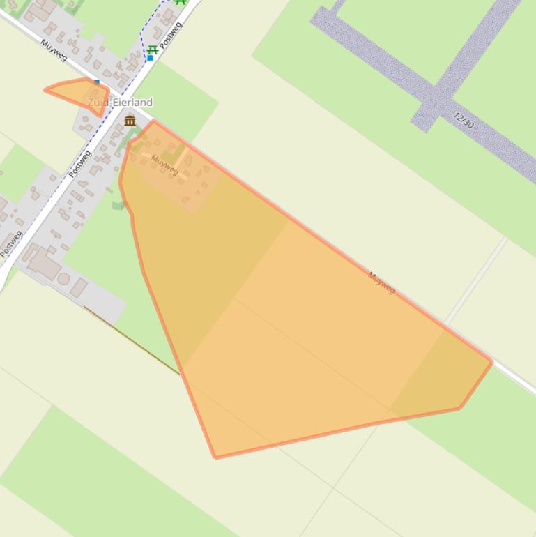 Kaart van postcodegebied 1795KB.