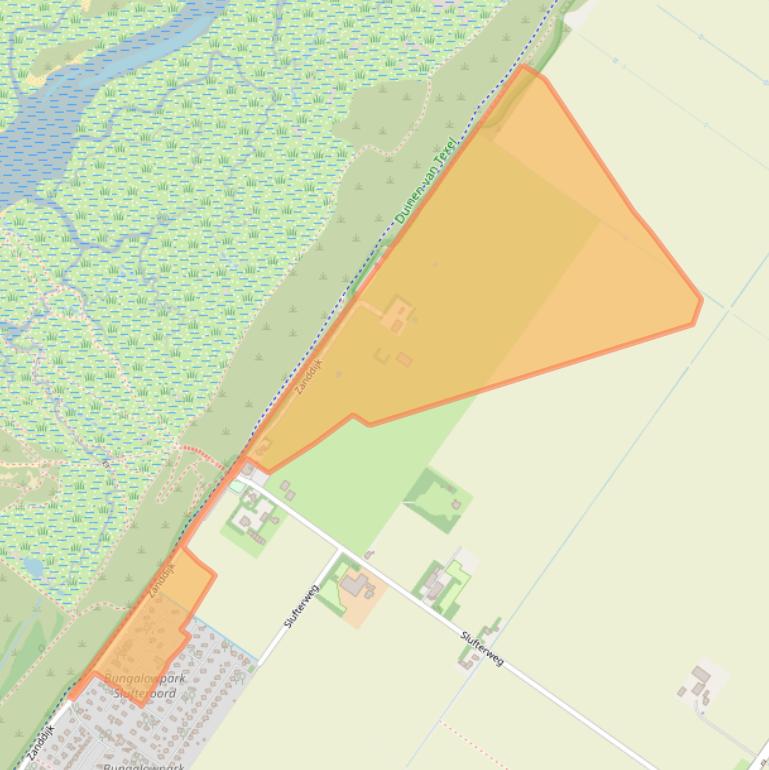 Kaart van postcodegebied 1795KL.