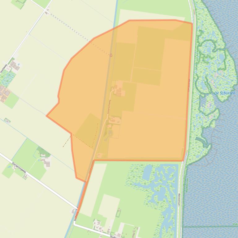 Kaart van postcodegebied 1795LD.