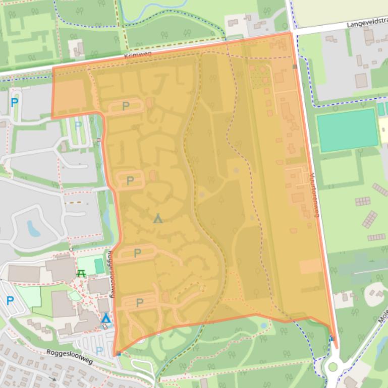 Kaart van postcodegebied 1795LJ.