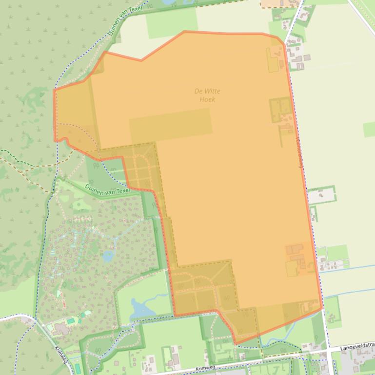 Kaart van postcodegebied 1795LK.