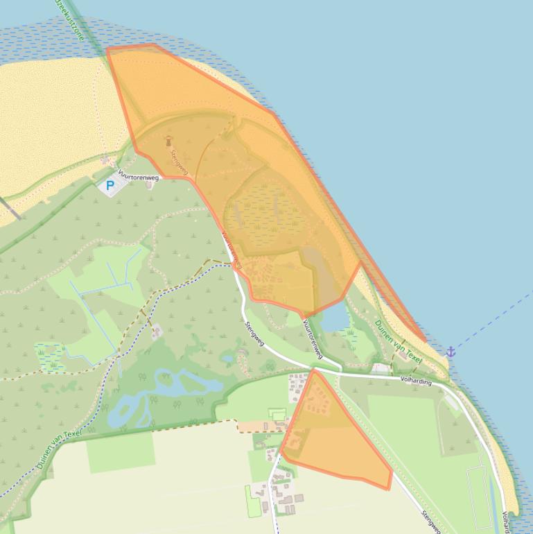 Kaart van postcodegebied 1795LN.