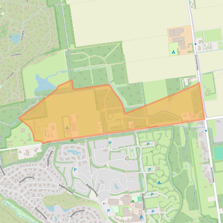 Kaart van postcodegebied 1795LP.