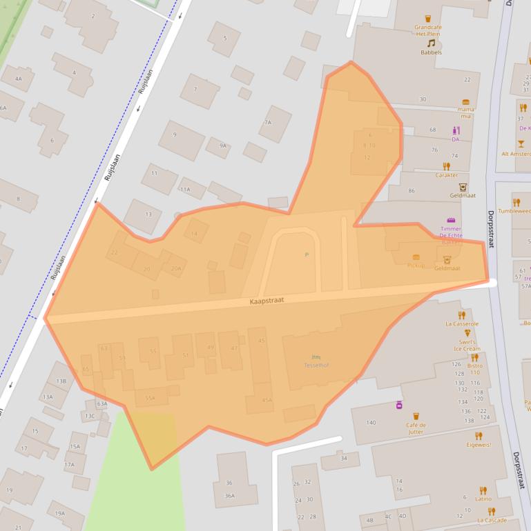 Kaart van postcodegebied 1796AE.