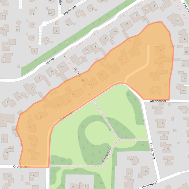 Kaart van postcodegebied 1796AX.