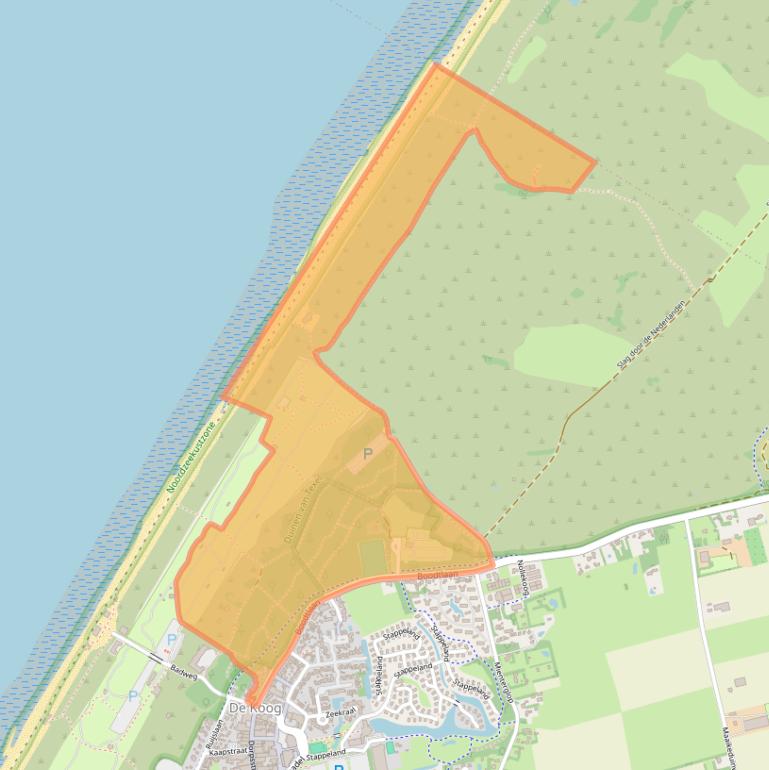 Kaart van postcodegebied 1796BD.