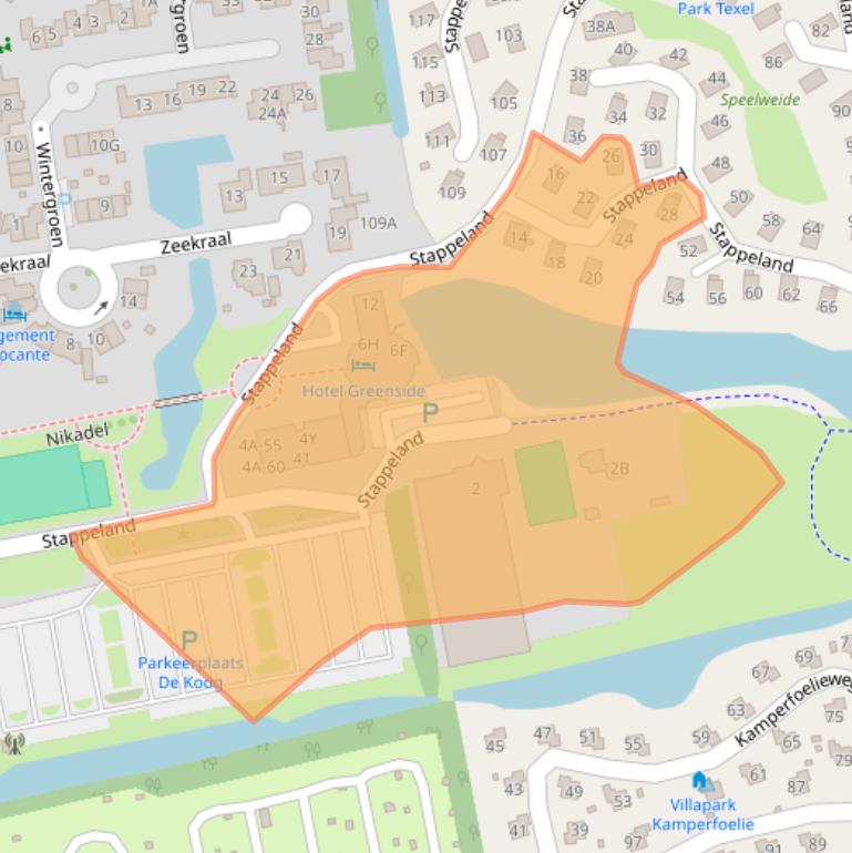 Kaart van postcodegebied 1796BS.