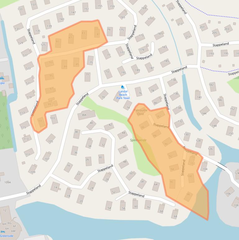 Kaart van postcodegebied 1796BW.