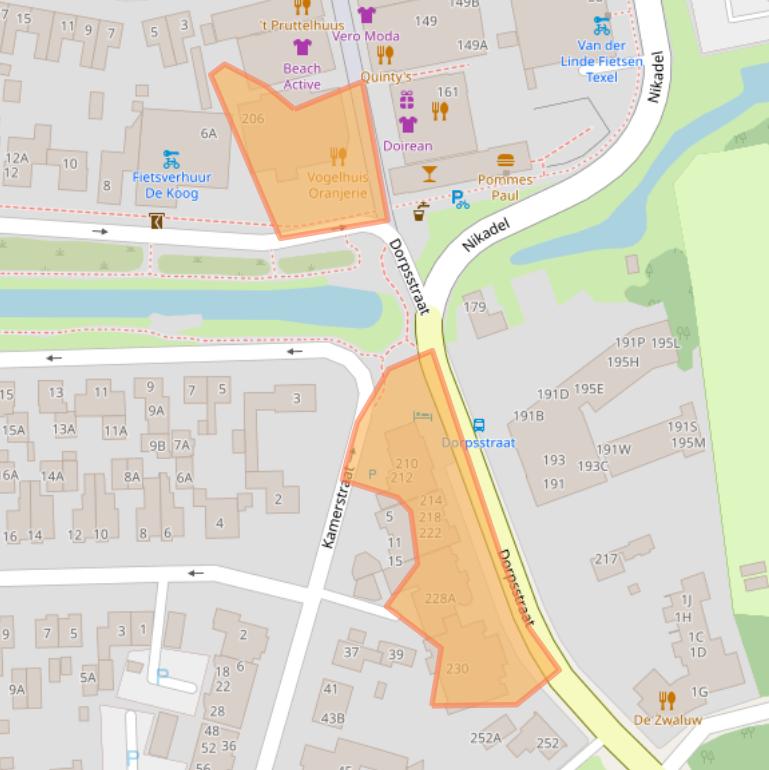 Kaart van postcodegebied 1796CH.