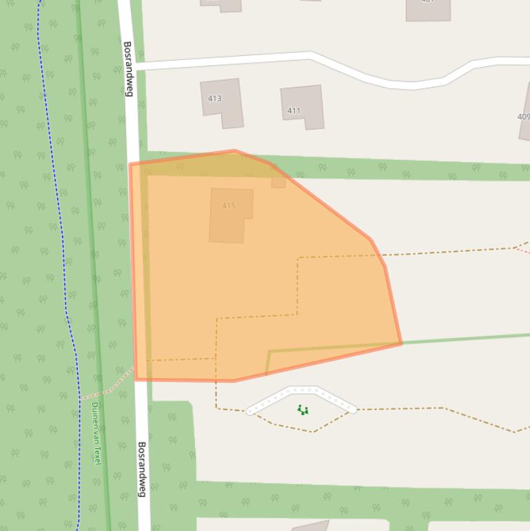 Kaart van postcodegebied 1796NG.