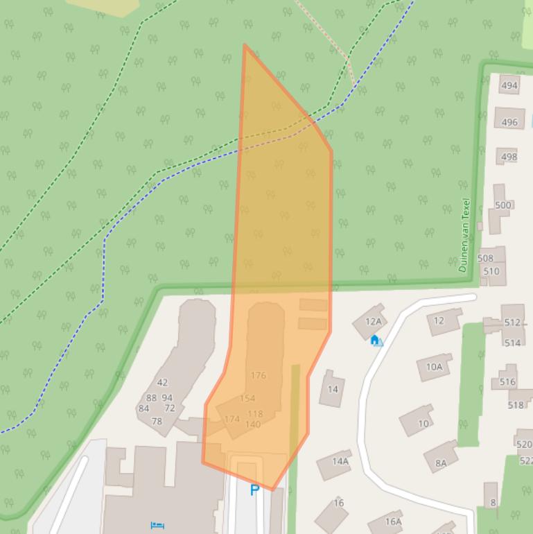 Kaart van postcodegebied 1796NT.