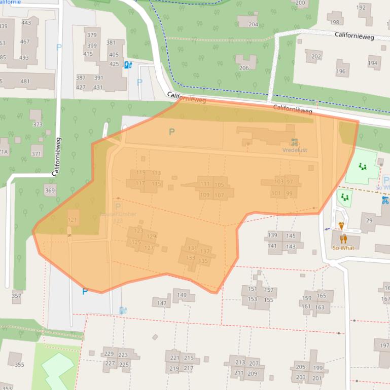 Kaart van postcodegebied 1796PC.