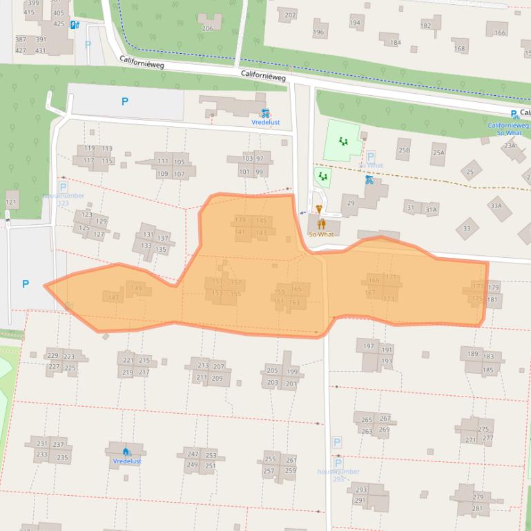 Kaart van postcodegebied 1796PD.