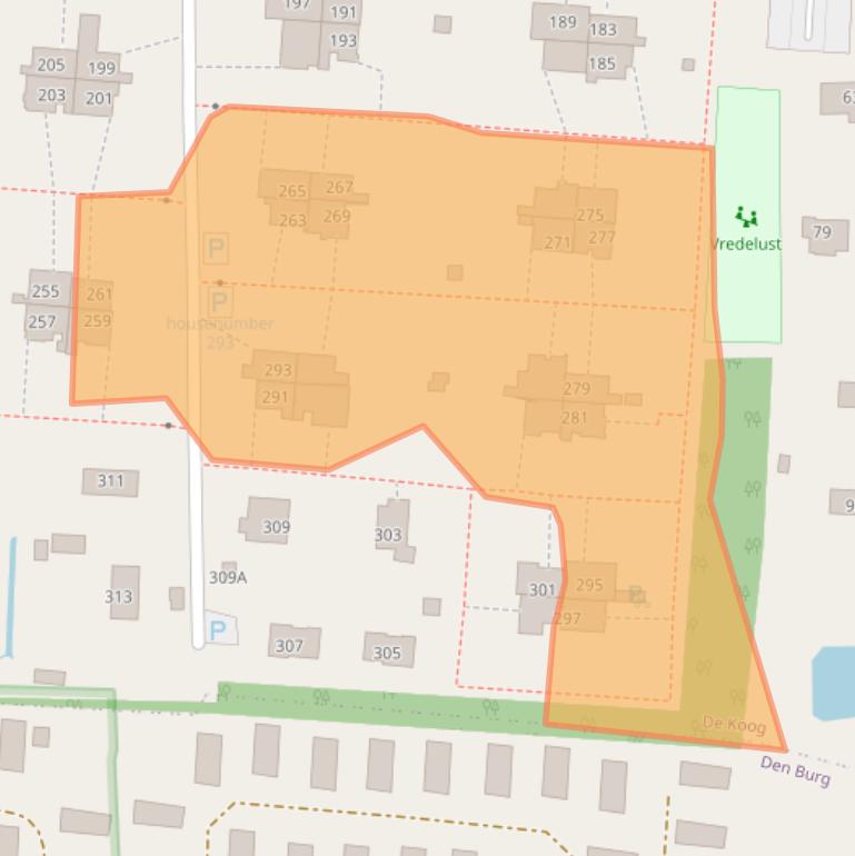 Kaart van postcodegebied 1796PH.