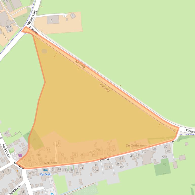 Kaart van postcodegebied 1797AA.