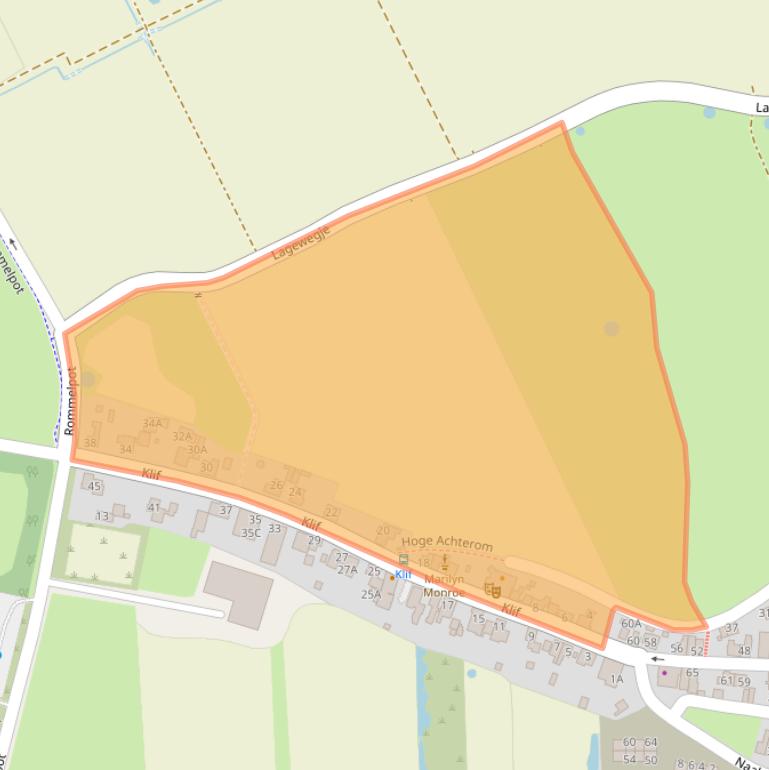 Kaart van postcodegebied 1797AL.