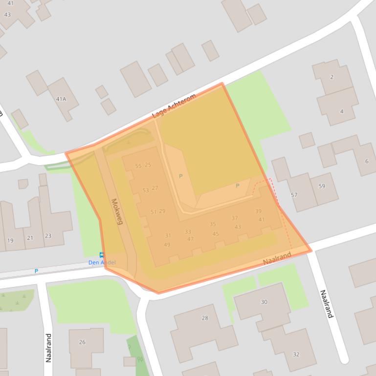 Kaart van postcodegebied 1797AN.