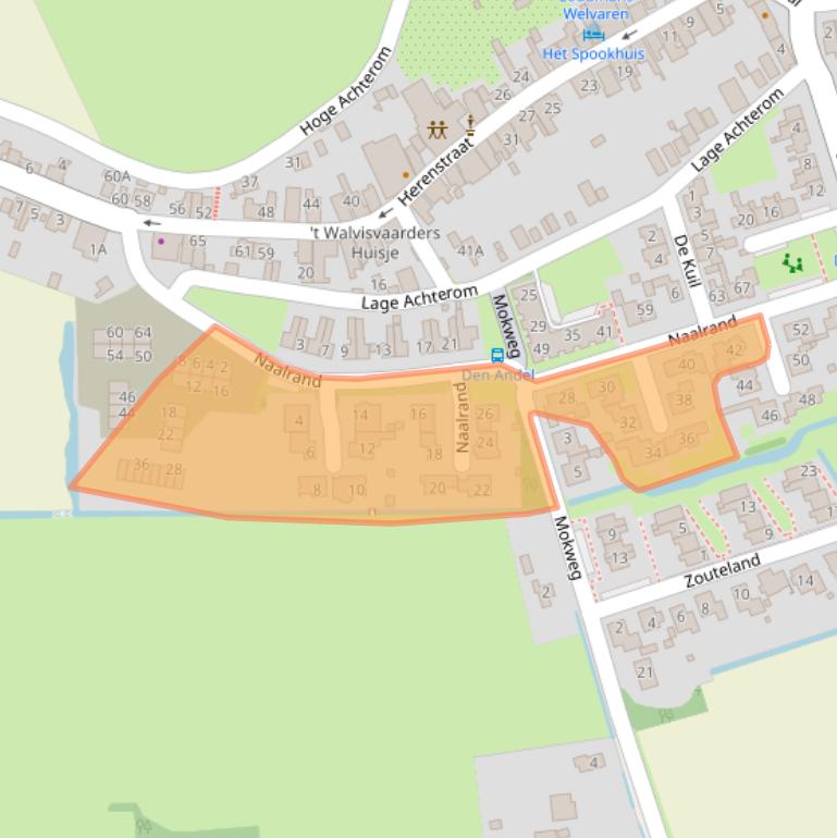 Kaart van postcodegebied 1797AR.