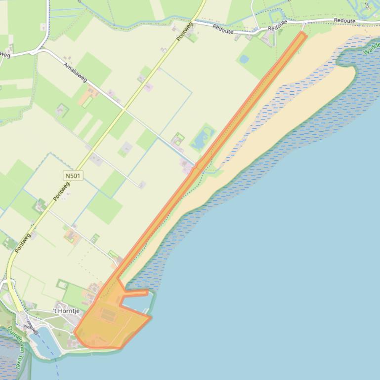 Kaart van postcodegebied 1797SH.