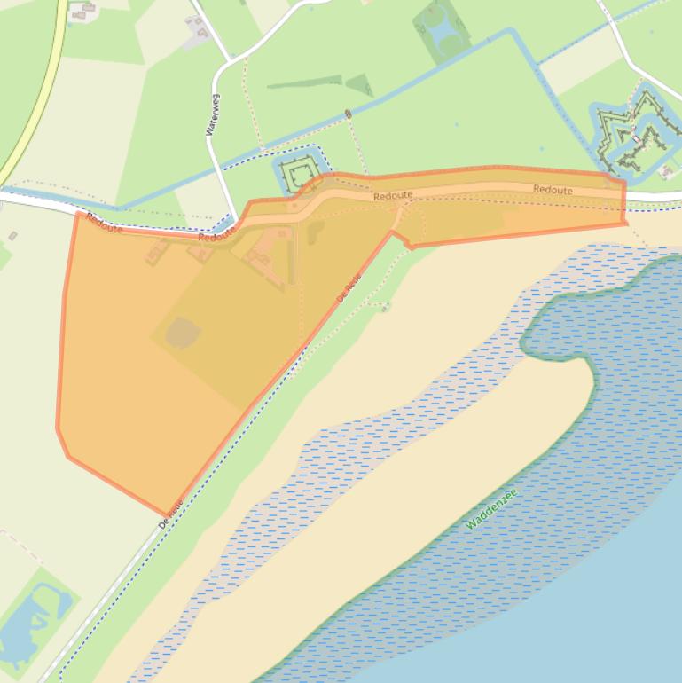 Kaart van postcodegebied 1797SX.