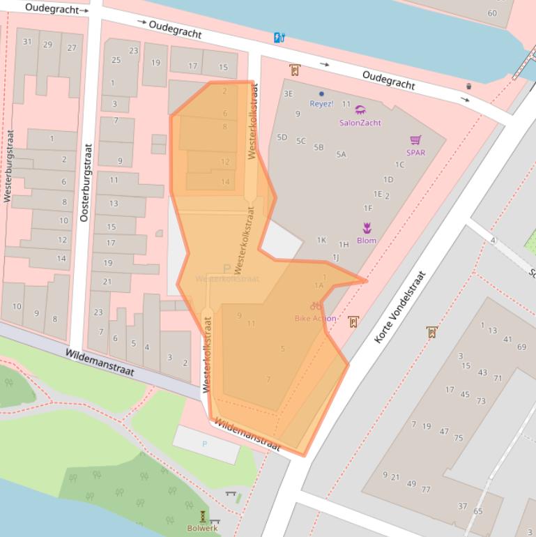 Kaart van postcodegebied 1811AH.