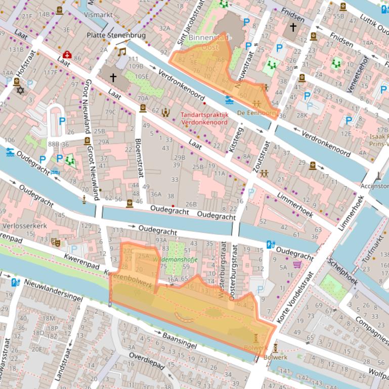 Kaart van postcodegebied 1811BG.