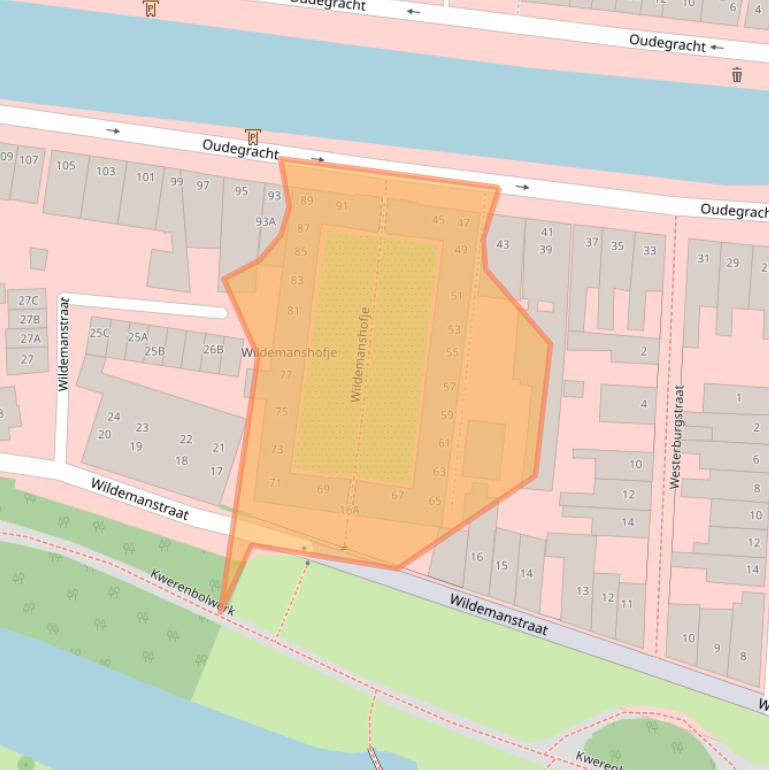 Kaart van postcodegebied 1811CB.