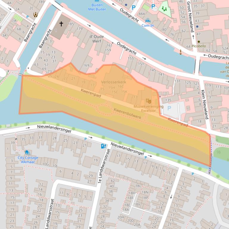 Kaart van postcodegebied 1811DB.