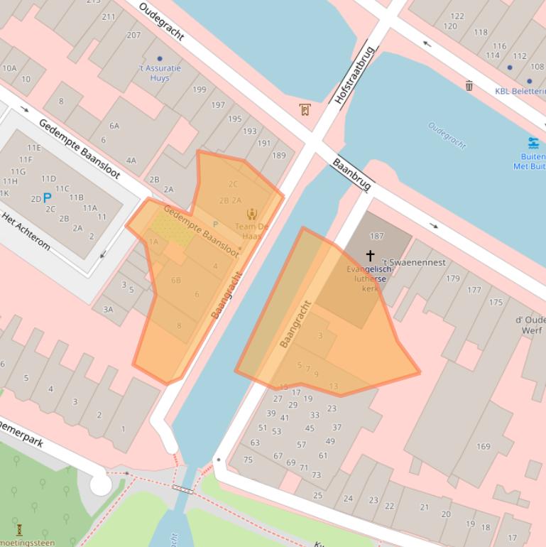 Kaart van postcodegebied 1811DC.