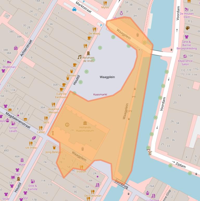 Kaart van postcodegebied 1811JP.