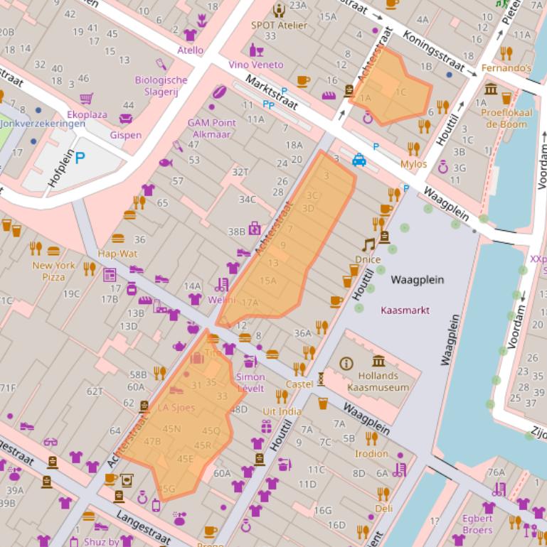 Kaart van postcodegebied 1811LH.