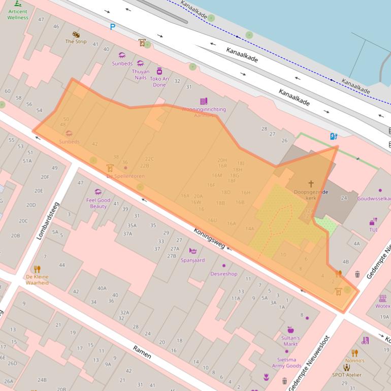 Kaart van postcodegebied 1811LM.