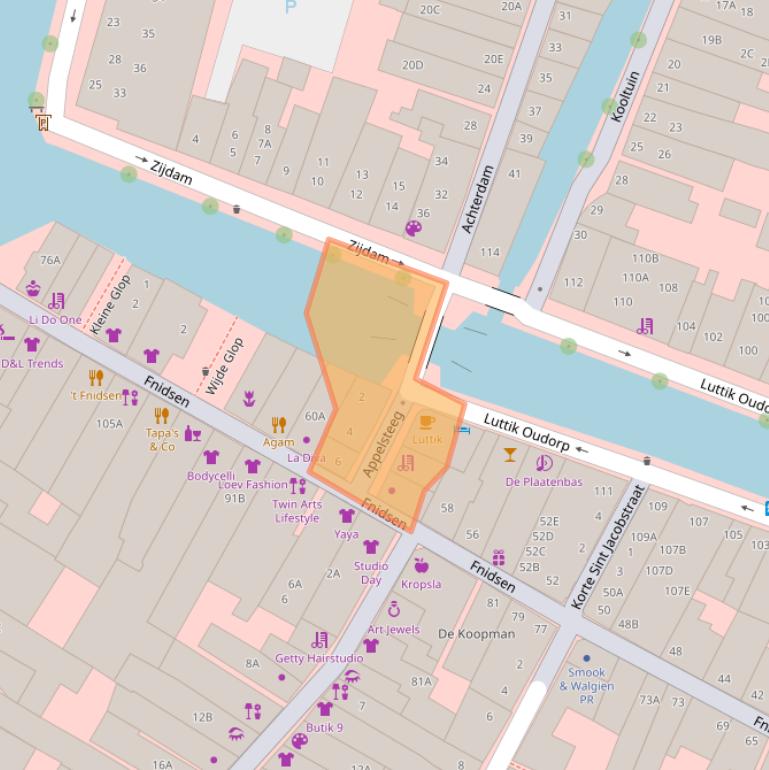 Kaart van postcodegebied 1811NA.