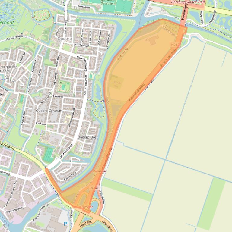 Kaart van postcodegebied 1812EC.