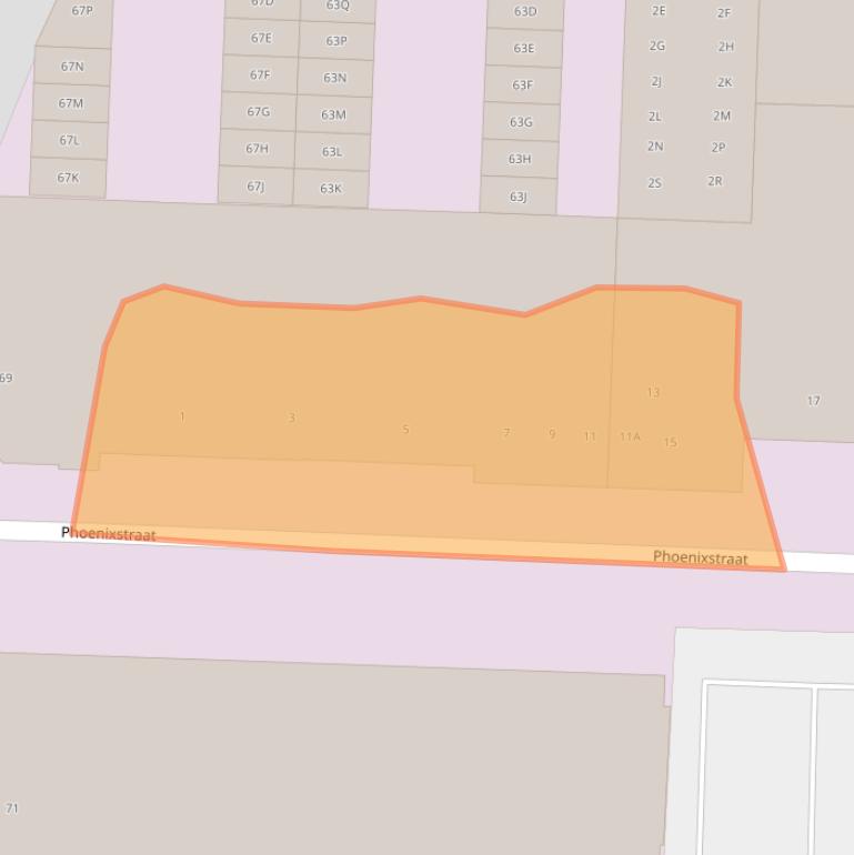 Kaart van postcodegebied 1812PN.