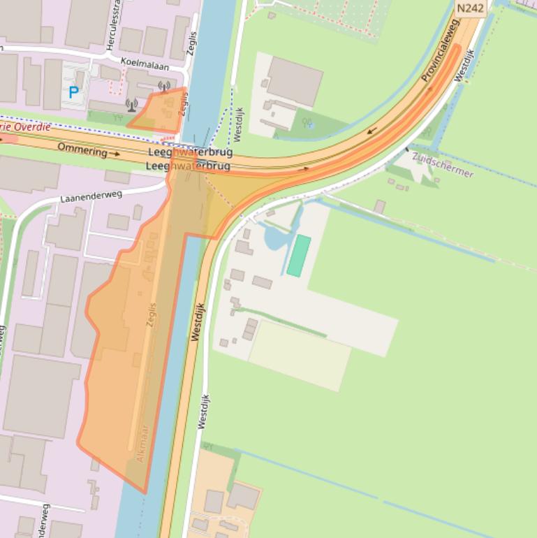 Kaart van postcodegebied 1812PV.