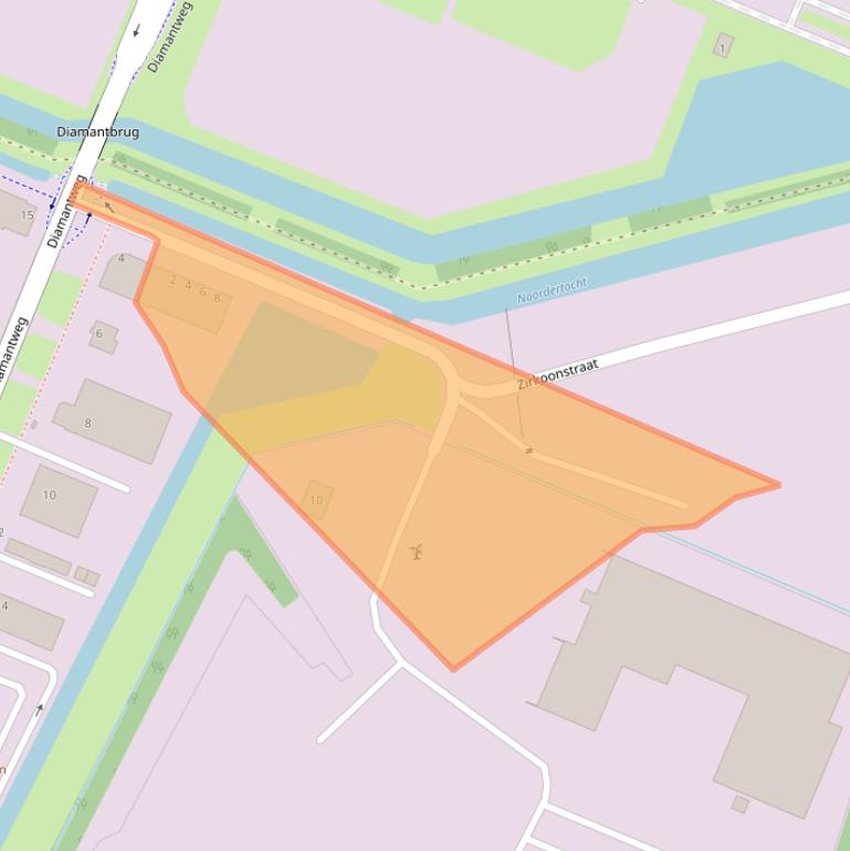 Kaart van postcodegebied 1812RN.