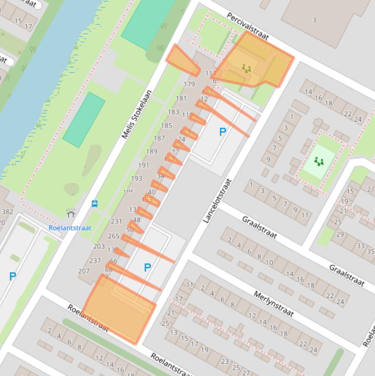 Kaart van postcodegebied 1813DE.