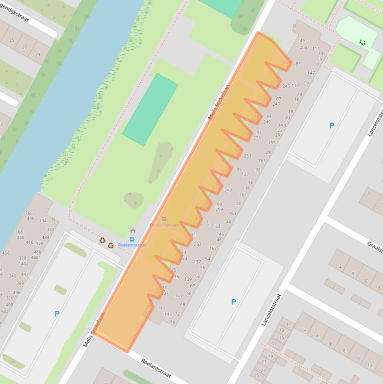 Kaart van postcodegebied 1813DG.