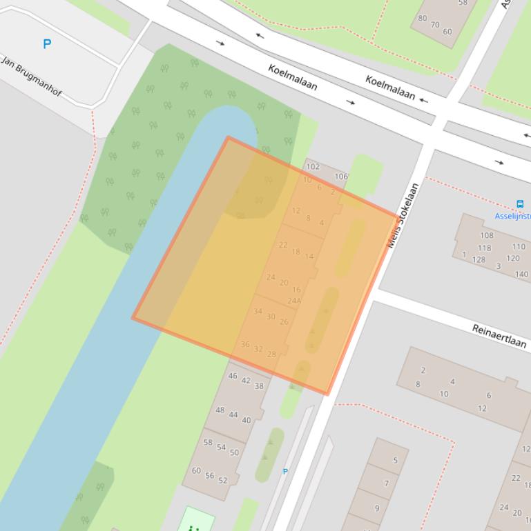 Kaart van postcodegebied 1813DK.