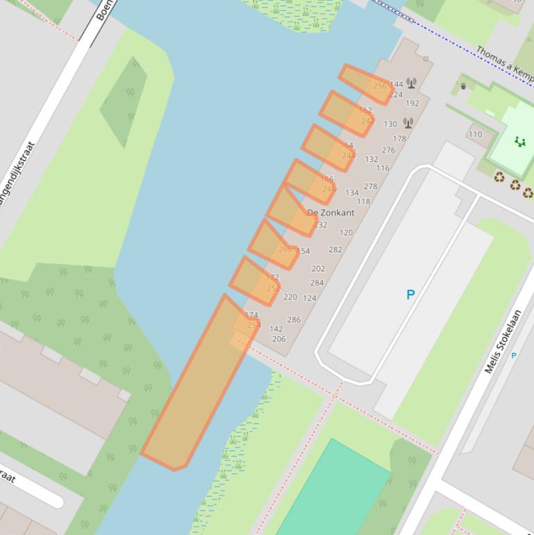 Kaart van postcodegebied 1813DS.