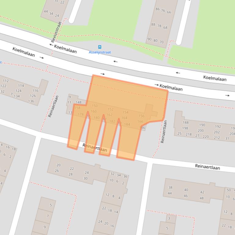 Kaart van postcodegebied 1813JB.