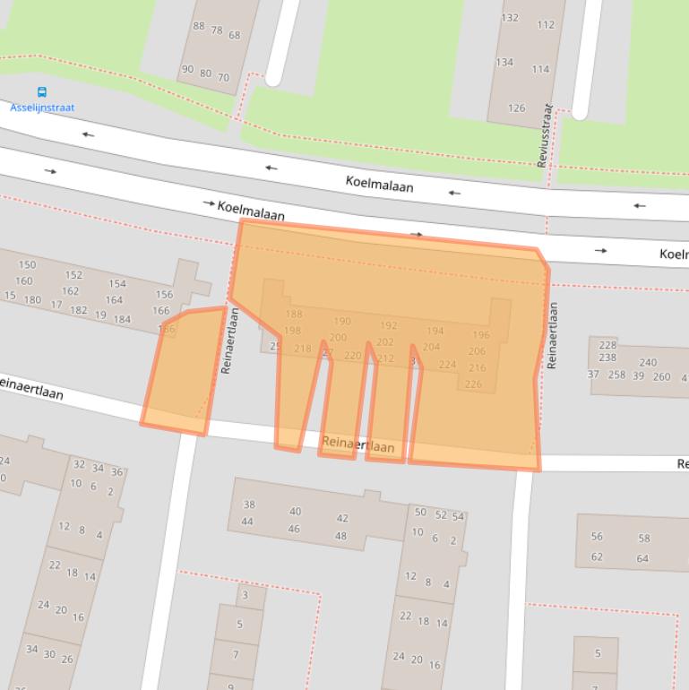 Kaart van postcodegebied 1813JC.
