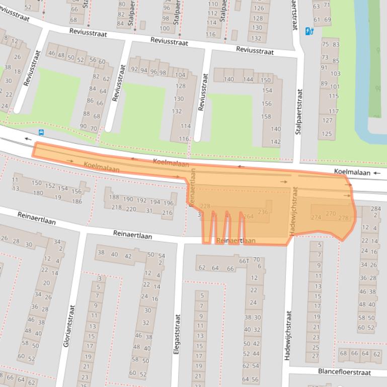 Kaart van postcodegebied 1813JD.