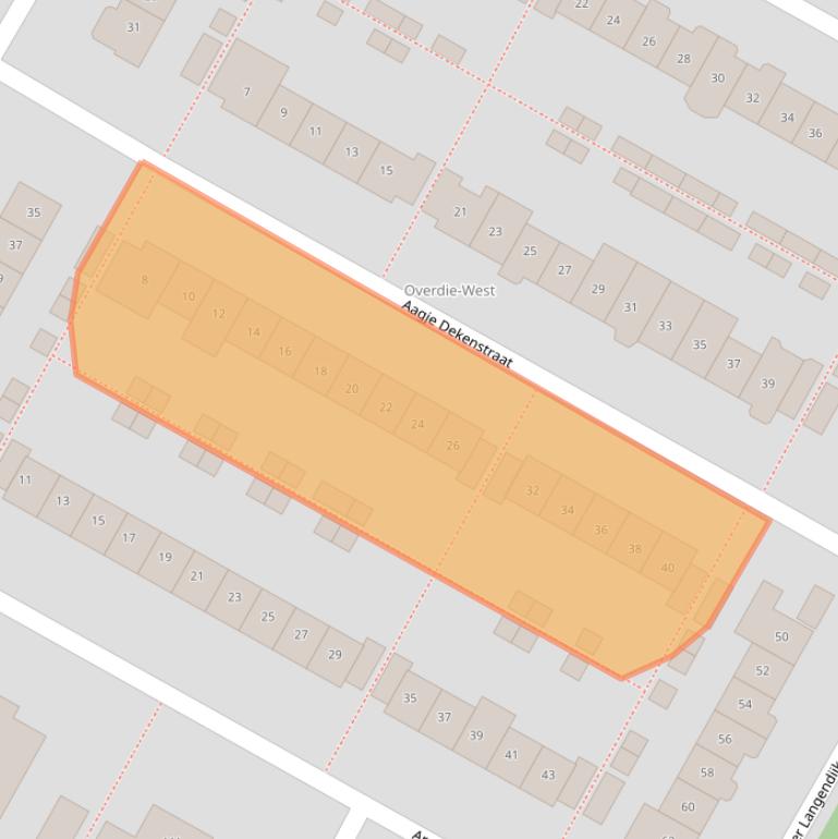 Kaart van postcodegebied 1813KL.