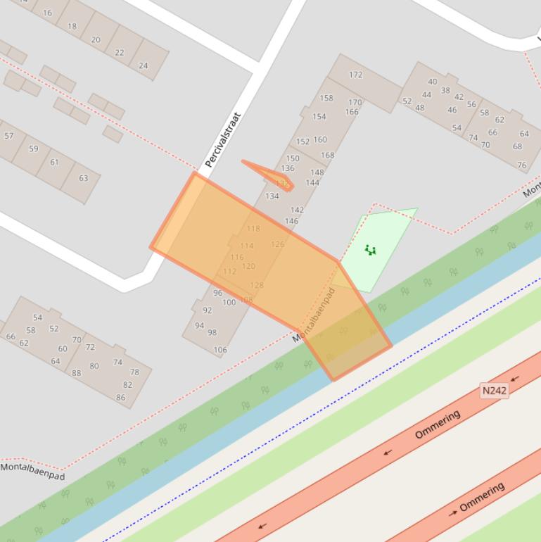 Kaart van postcodegebied 1813LX.