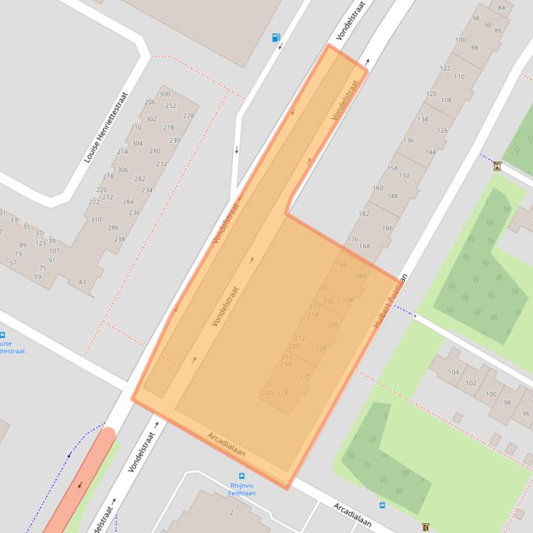 Kaart van postcodegebied 1813ML.