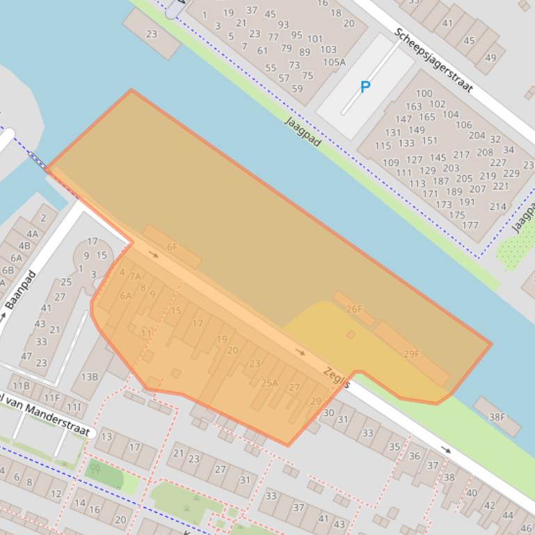 Kaart van postcodegebied 1813SG.