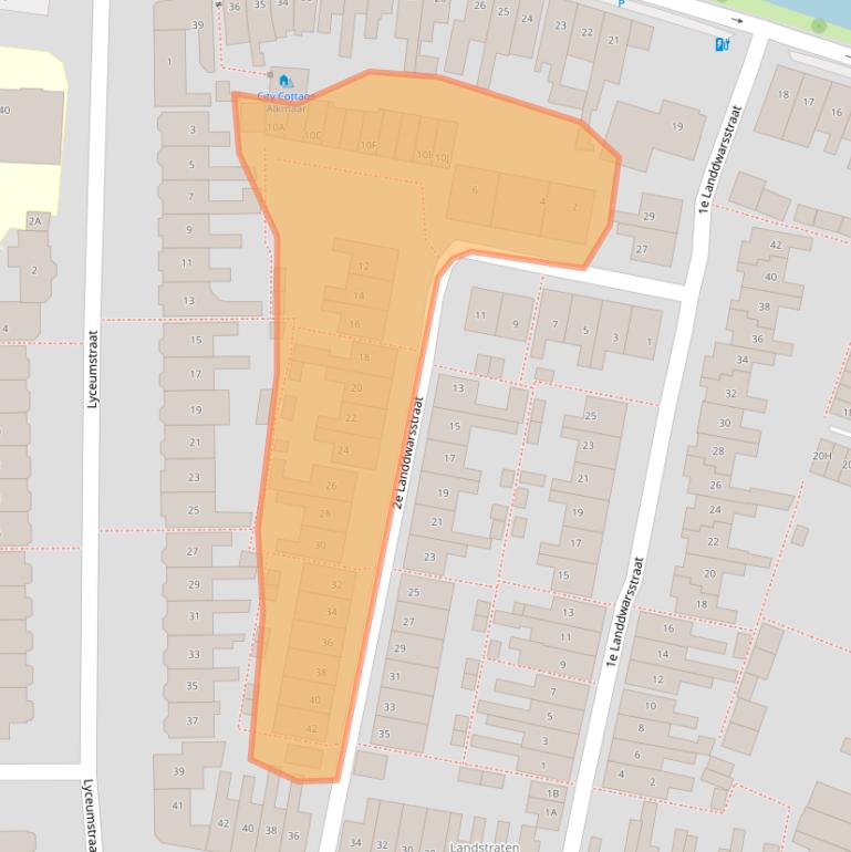 Kaart van postcodegebied 1814BN.