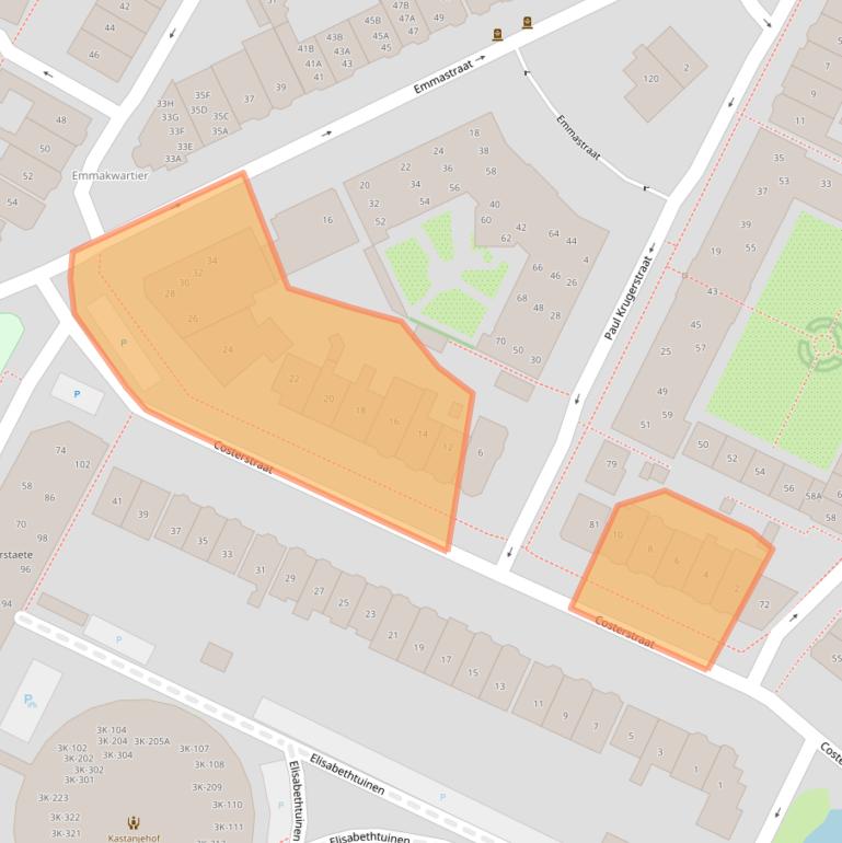 Kaart van postcodegebied 1814DH.